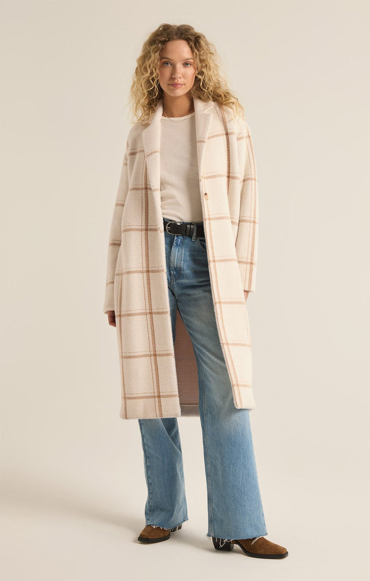 Mason Windowpane Coat