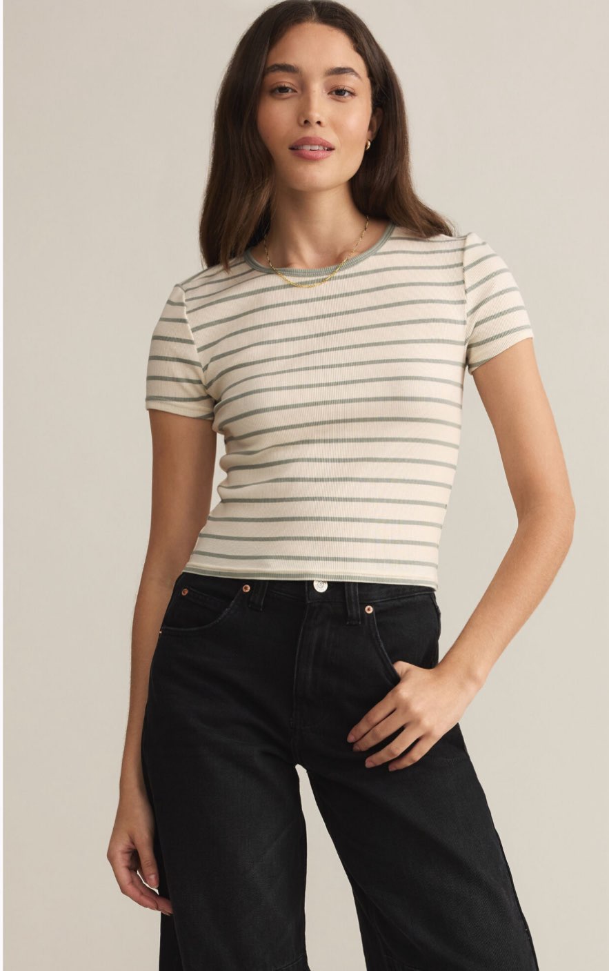 Saxton Striped Tee