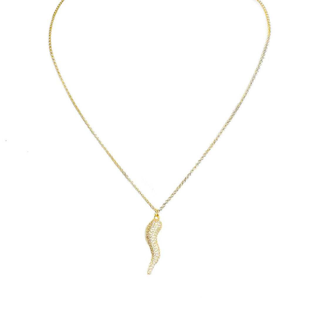 Gia Large Cornicello Necklace