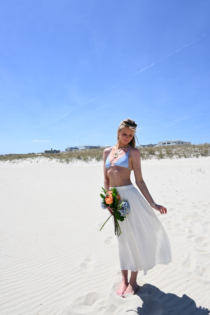 Nicoline Crinkle Midi Skirt