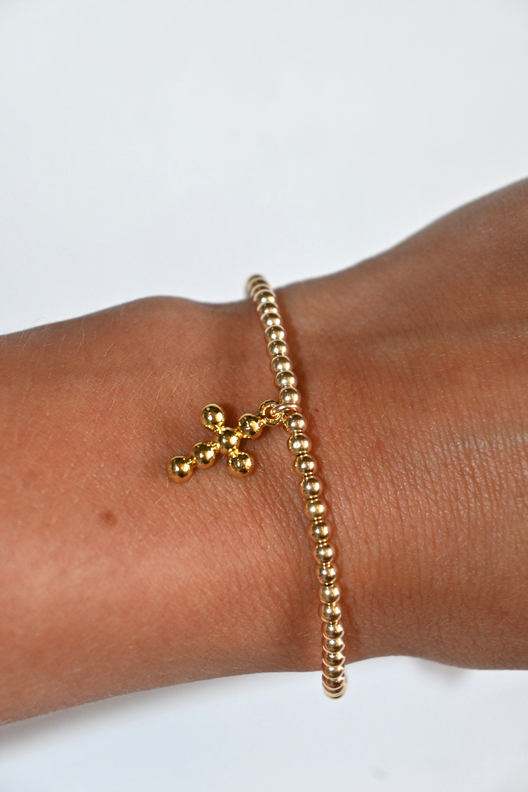 Bubble Cross Bracelet