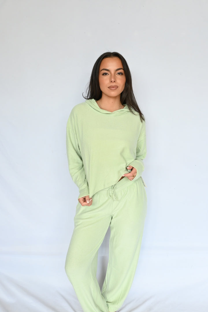 Pistachio Lily Lounge Joggers