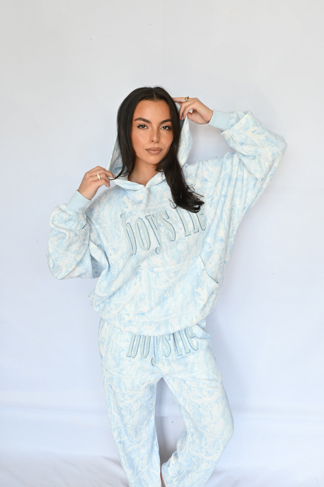 BLUE MANHUNT RACER HOODIE