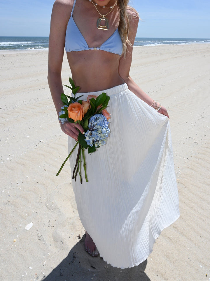 Nicoline Crinkle Midi Skirt