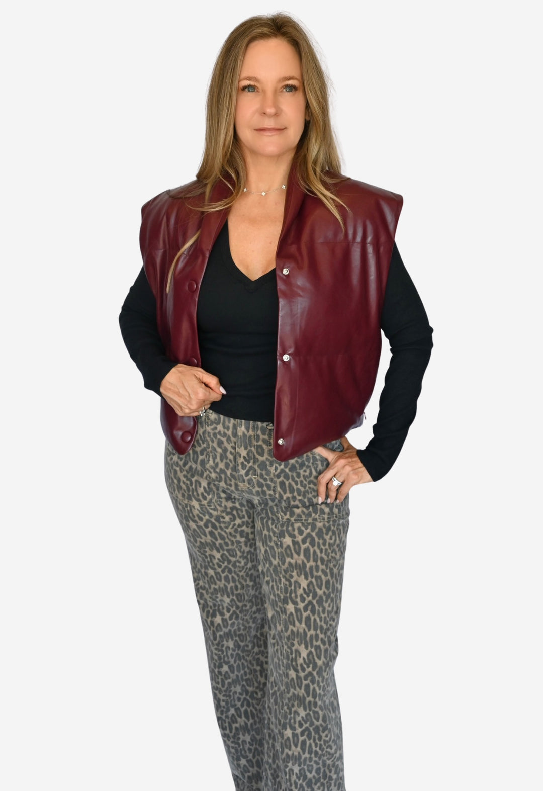 Hailey High Collar Vest