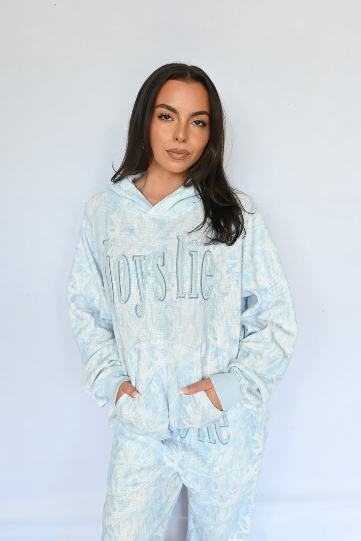 BLUE MANHUNT RACER HOODIE