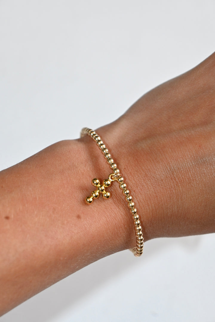 Bubble Cross Bracelet