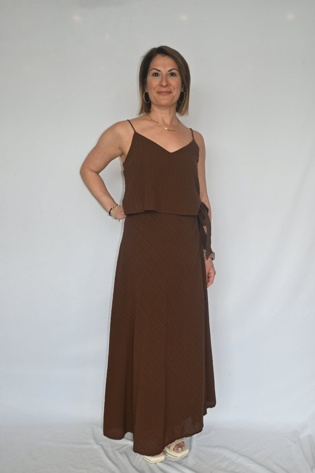 Salerno Wrap Midi Skirt