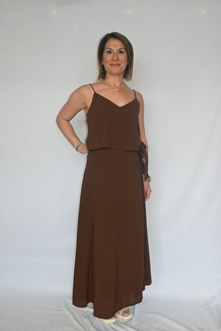 Salerno Wrap Midi Skirt