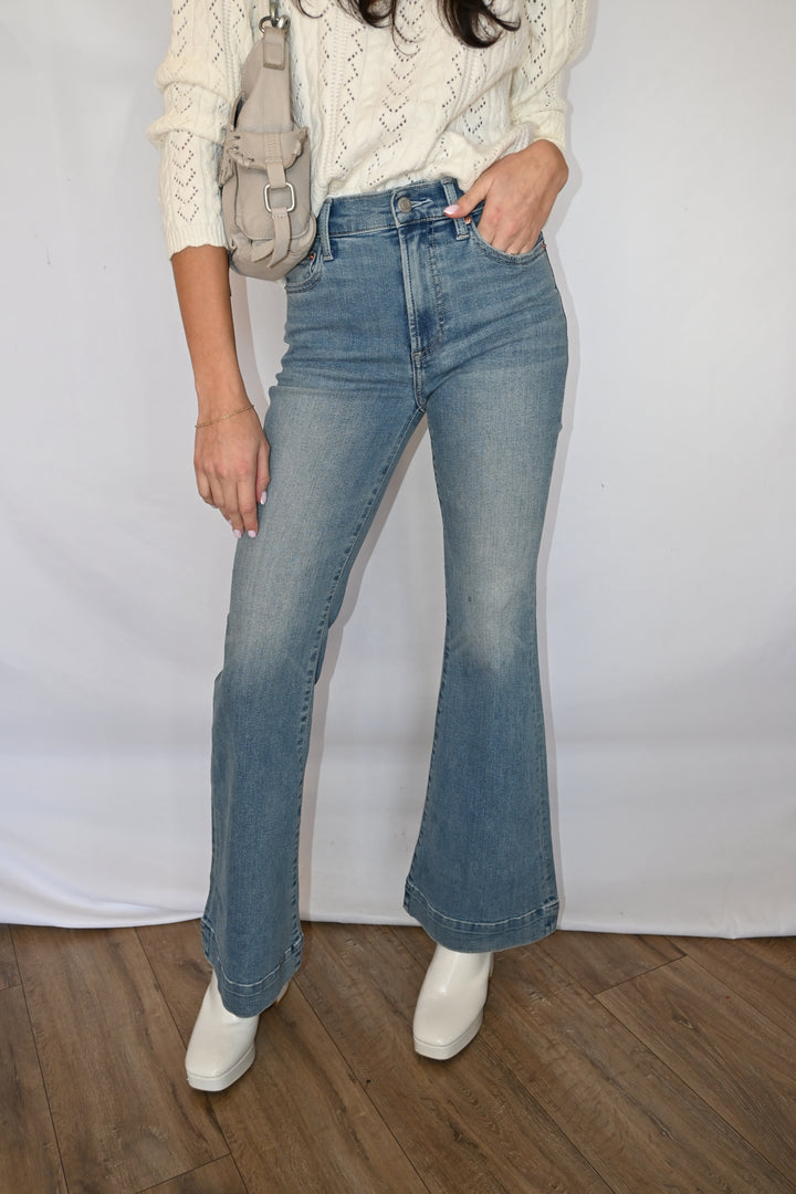 Kinsley Mid Rise Ultra Flare Jeans