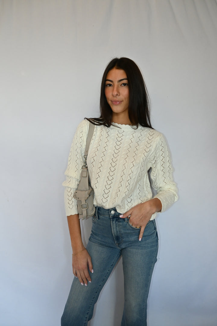 Scalloped Sweater