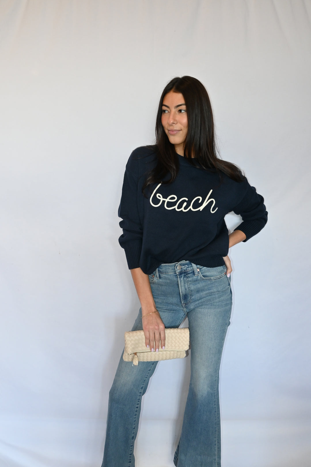Beach Boyfriend Crewneck Sweater