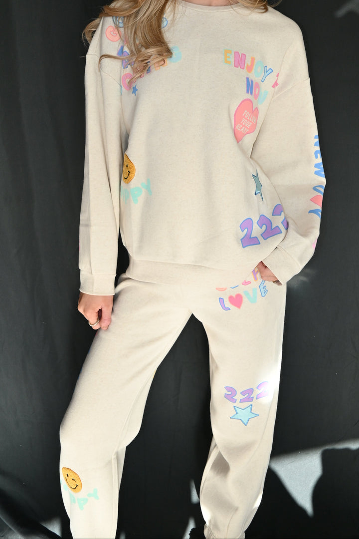 Surf Wash Patches Joggers