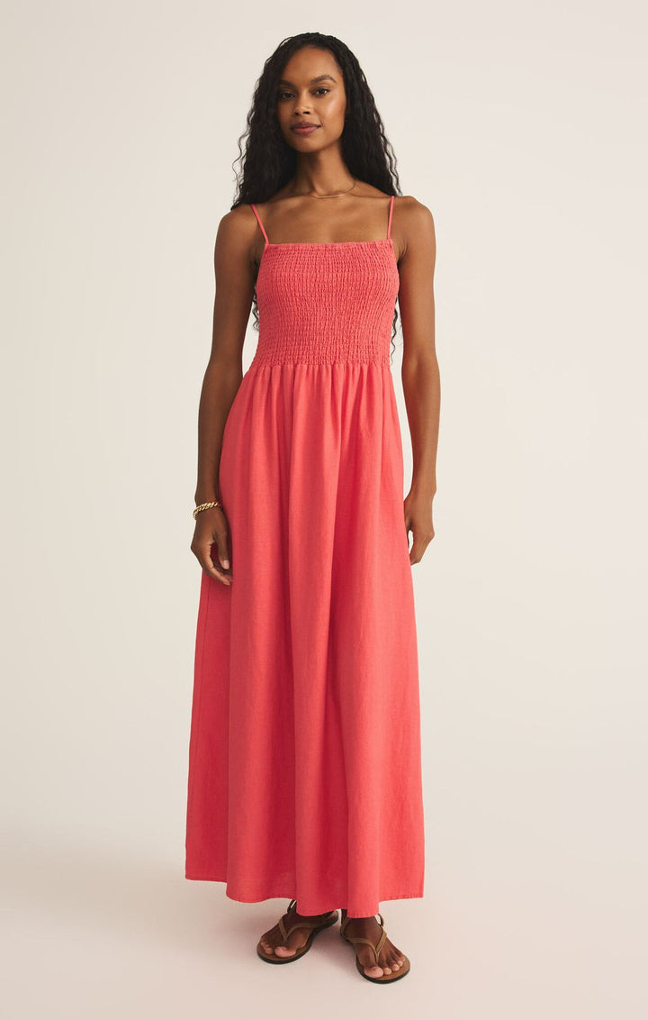 Bayside Linen Maxi Dress