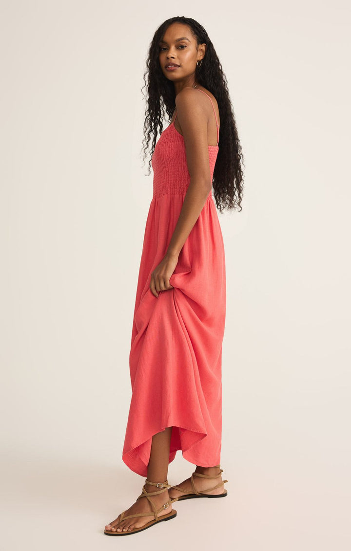 Bayside Linen Maxi Dress