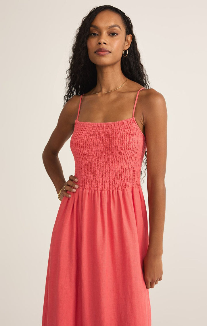 Bayside Linen Maxi Dress