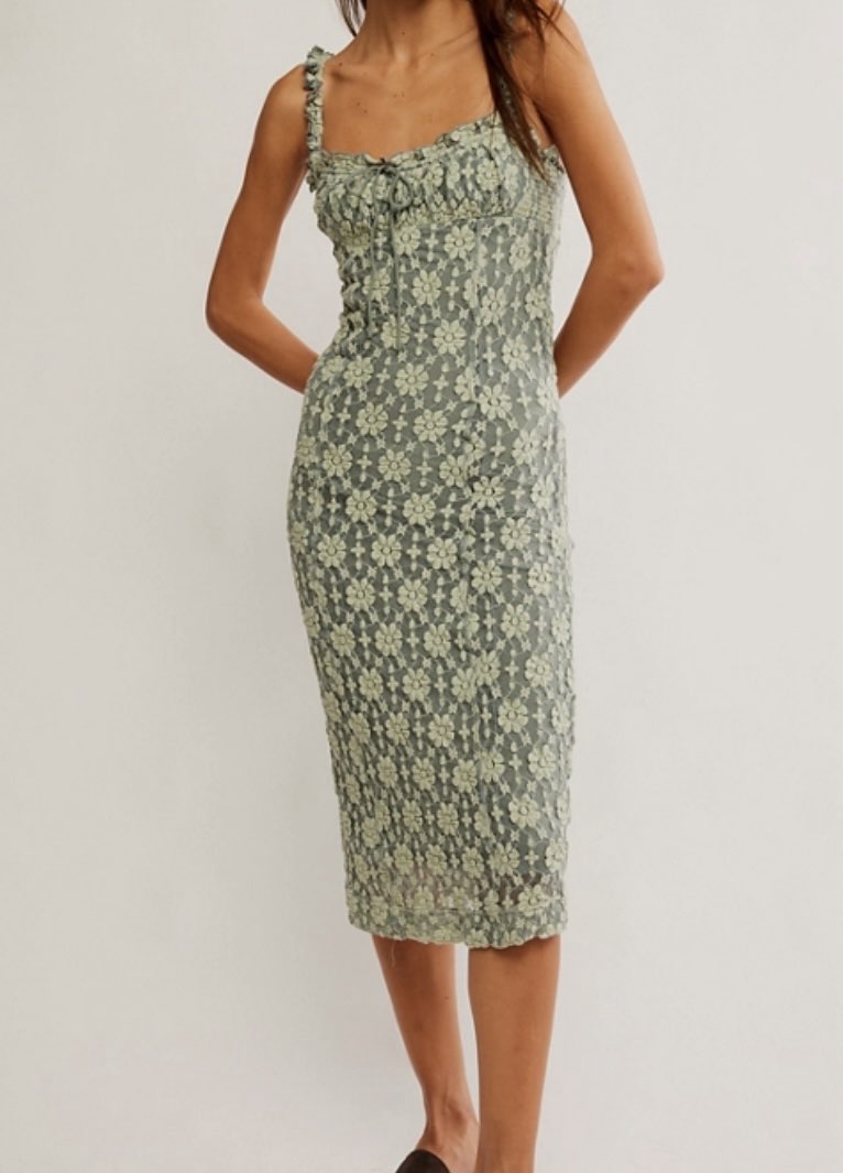 Lucinda Lace Midi Dress