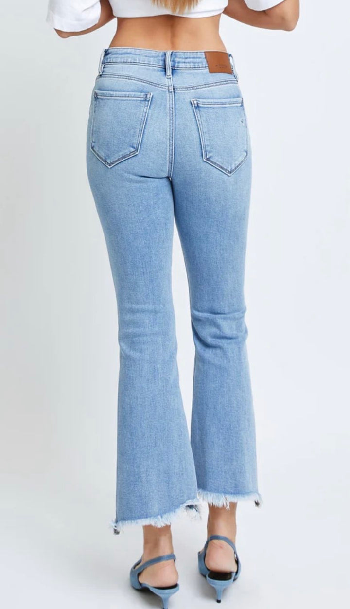 Happi Fray Hem Crop Flare