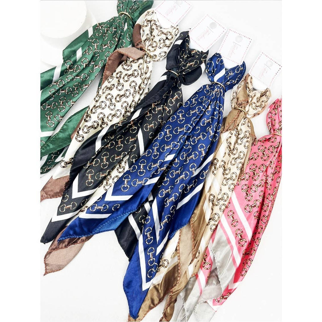 Chain Boarder Scarf