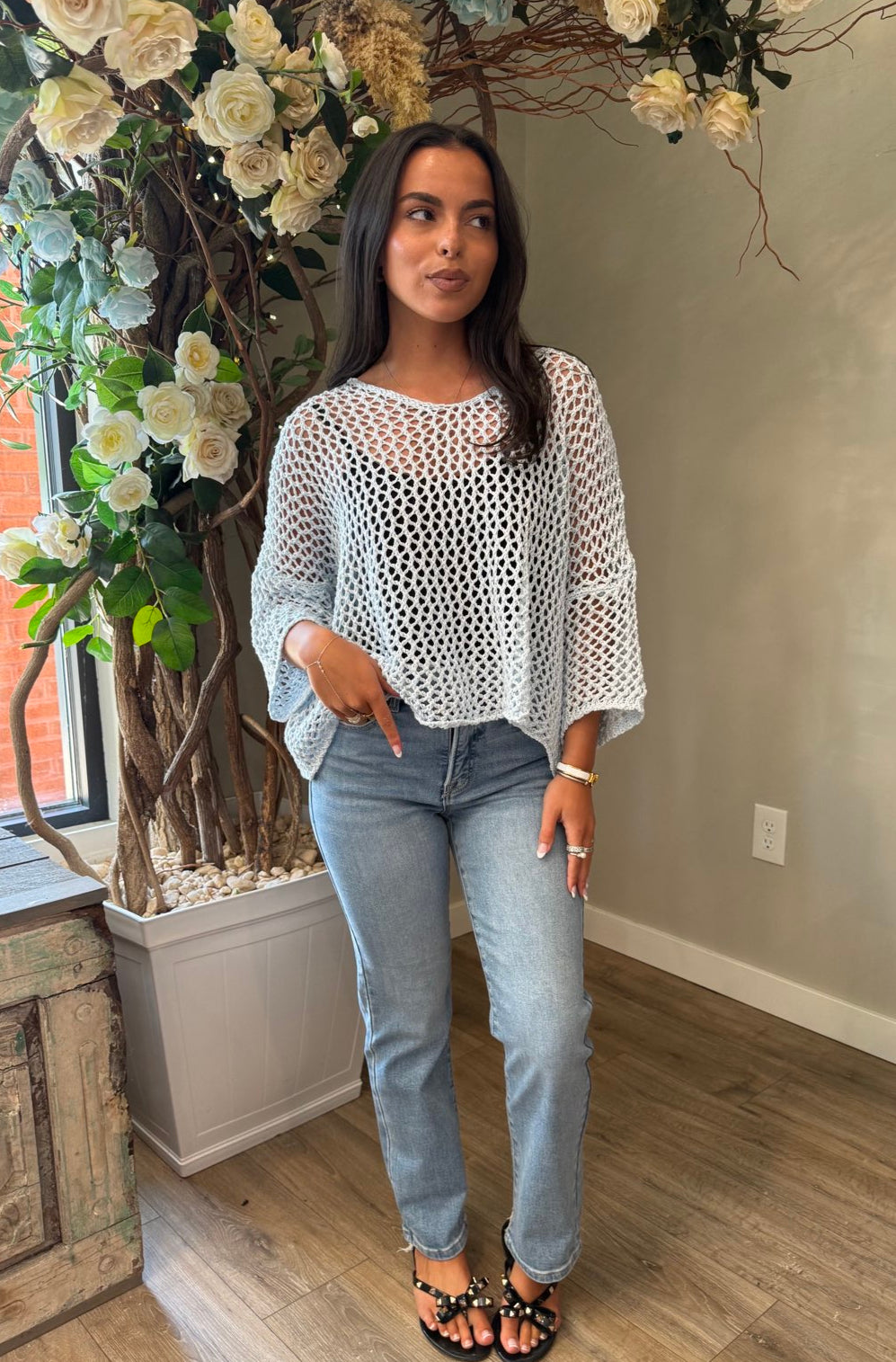 TC High Rise Straight Jeans