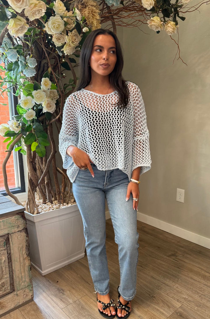 TC High Rise Straight Jeans