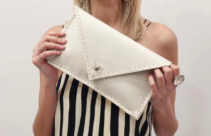 Penelope Leather Clutch