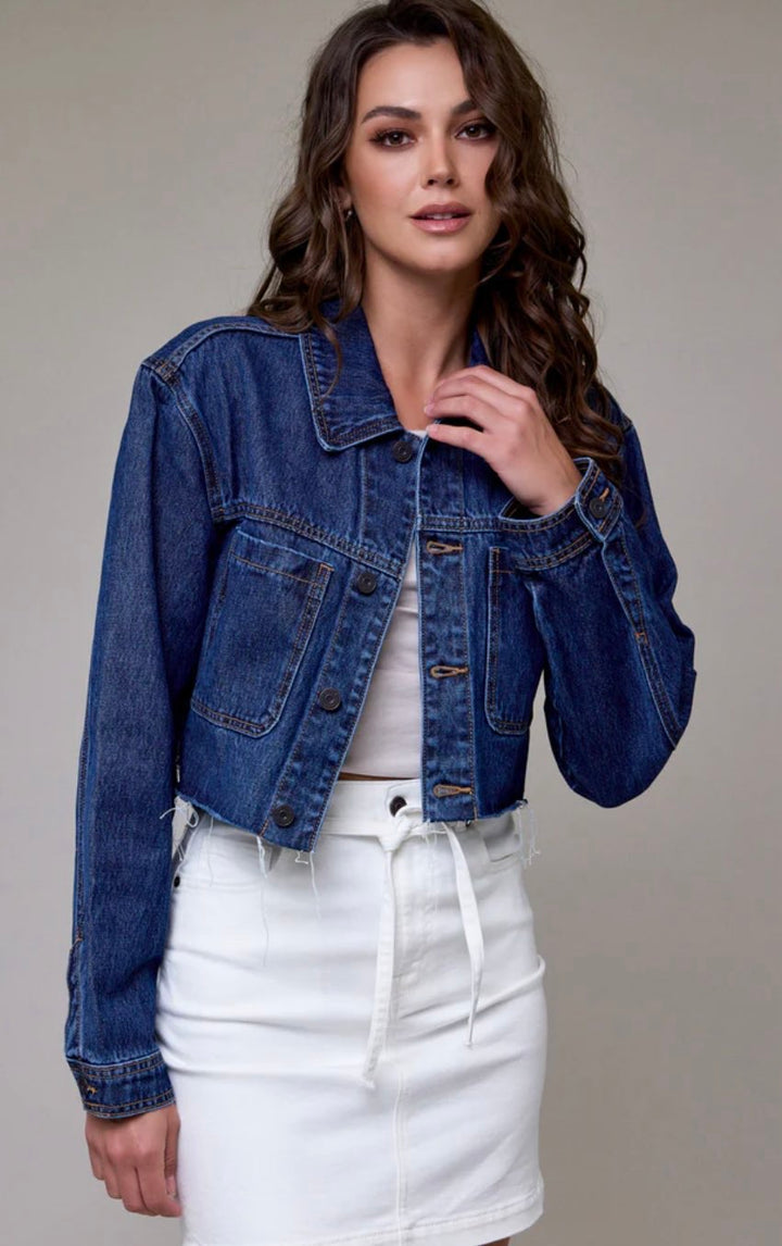 Dallas Crop Denim Jacket