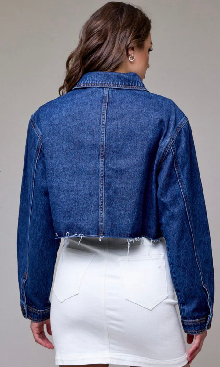 Dallas Crop Denim Jacket