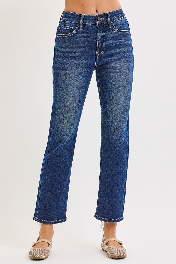 TC High-Rise Crop Straight Jean