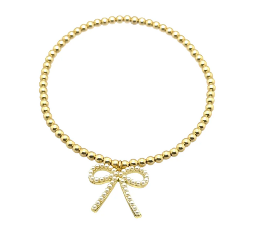 Bow Pearl Bracelet