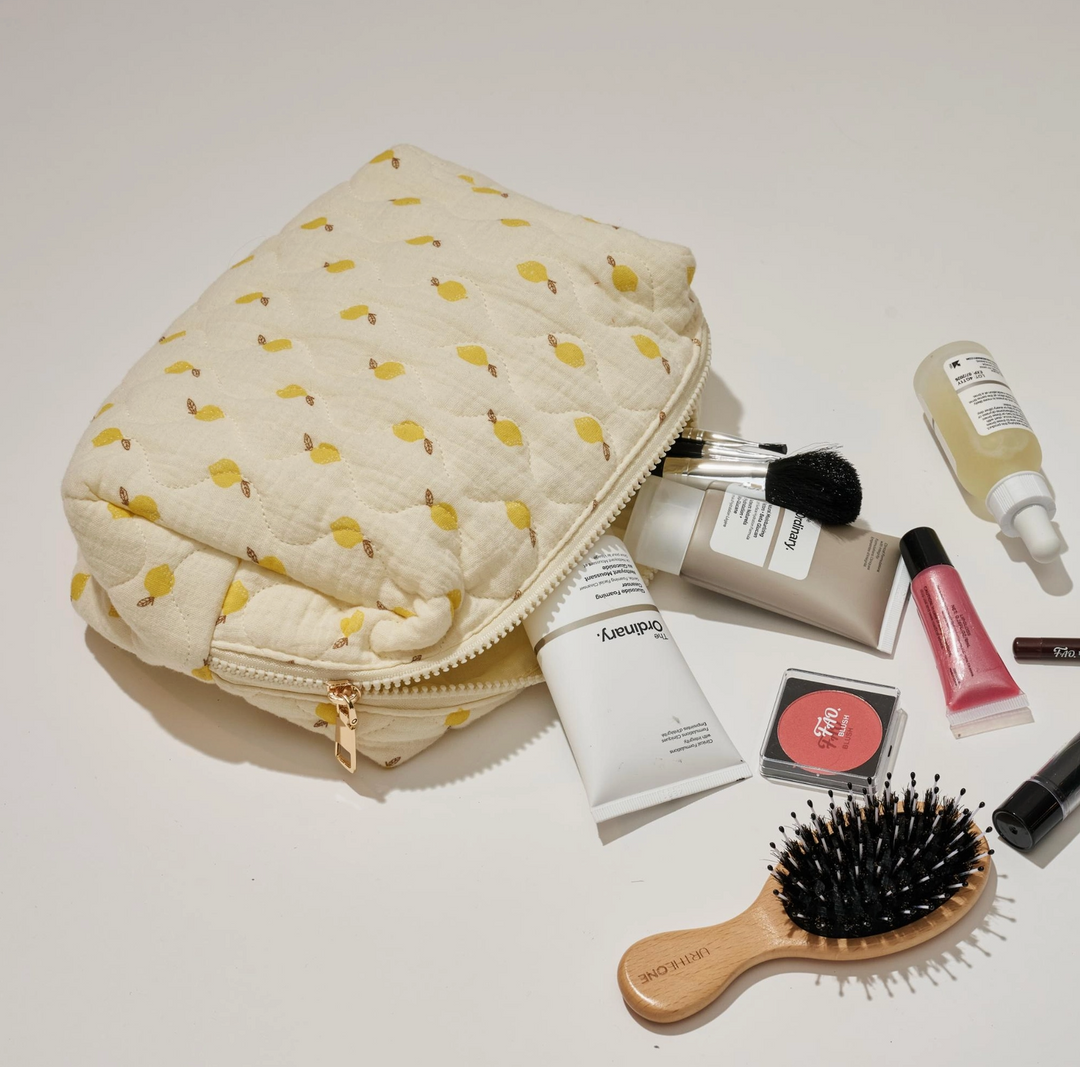 Quilted Keeper Cosmetic Pouch