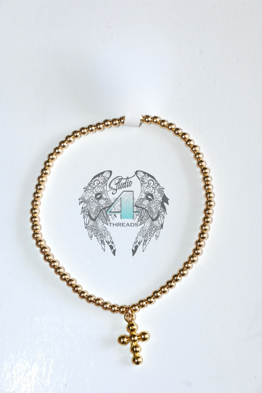 Bubble Cross Bracelet