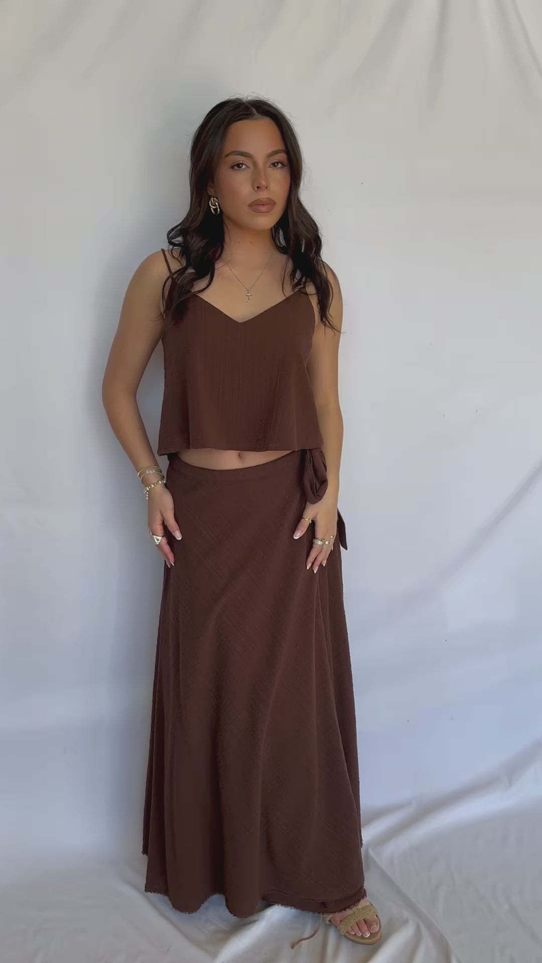 Salerno Wrap Midi Skirt