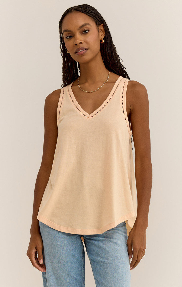 Vagabond Lace Trim Tank