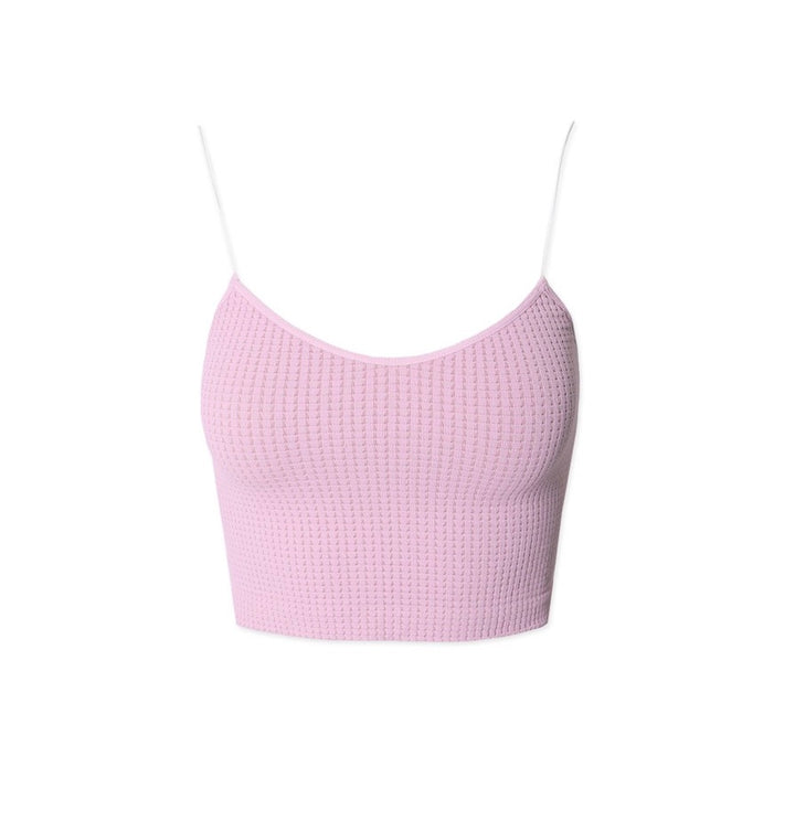 Waffle Crop Cami