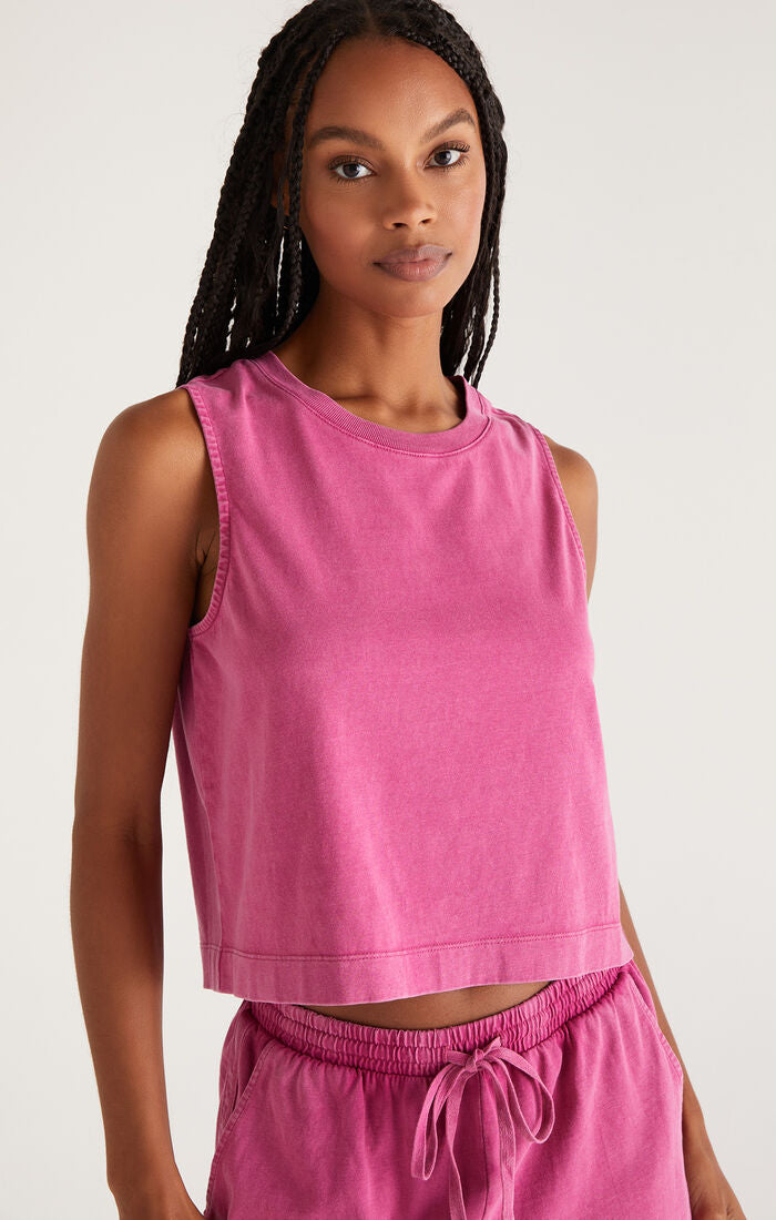 Sloane Jersey Muscle Tank