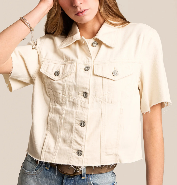 Casi Cropped Denim Jacket
