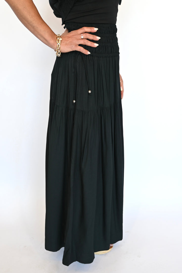 Ryan Smocked Midi Skirt