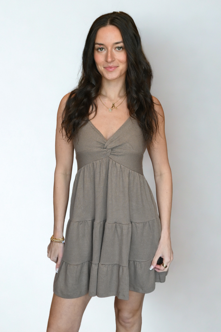 Tia Twist Front Dress