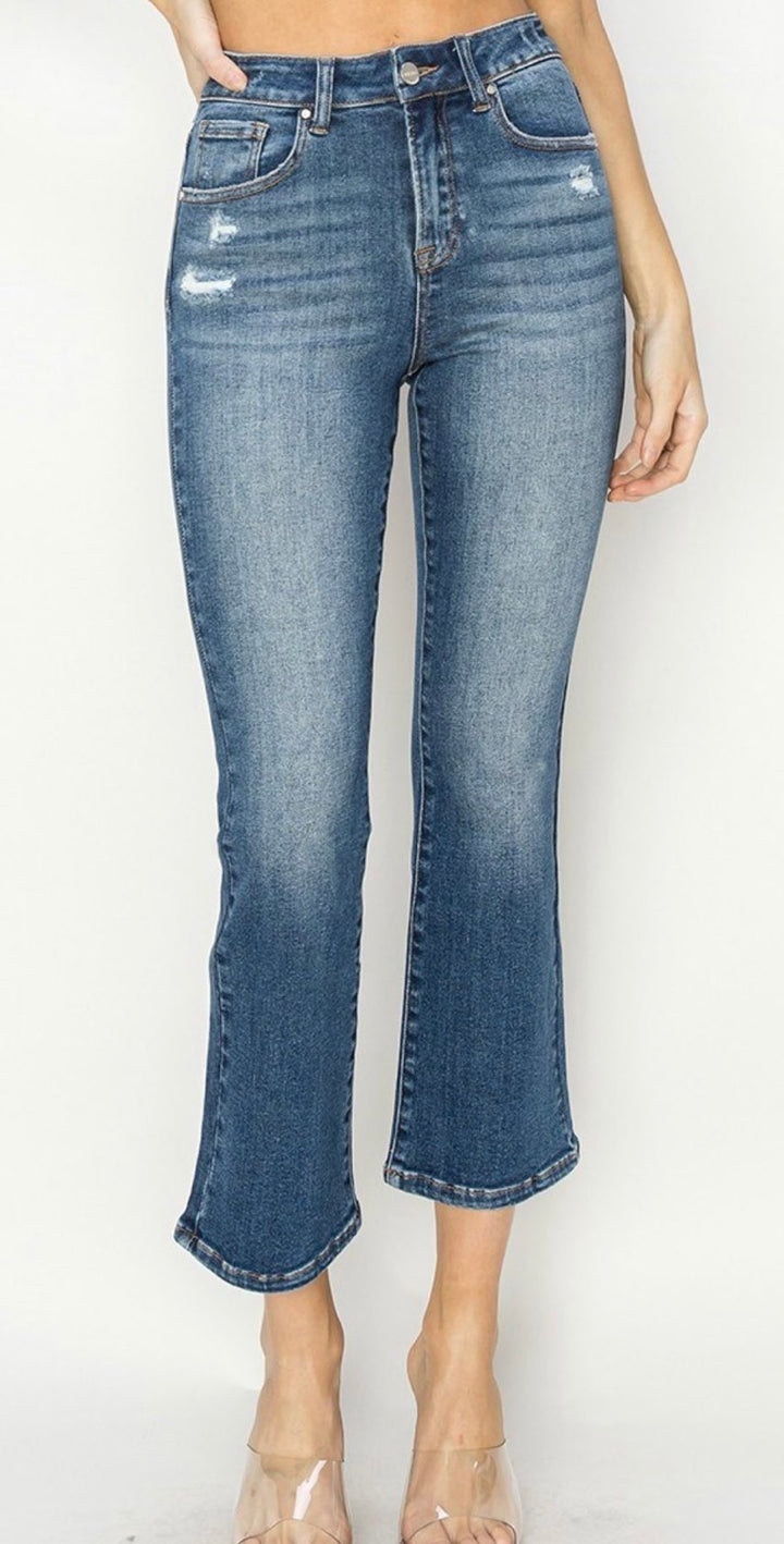 High Rise Ankle Flare