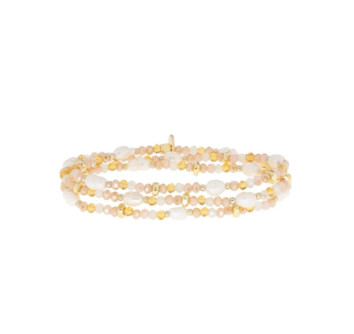 Pearl Crystal Stretch Bracelet