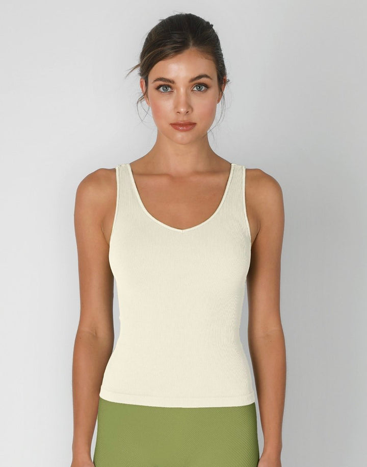 Ribbed Reversible Tank Top