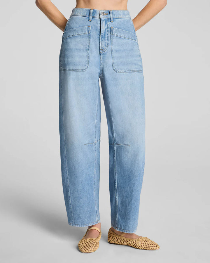 Spanxsupersmooth Utility Barrel Leg Jeans
