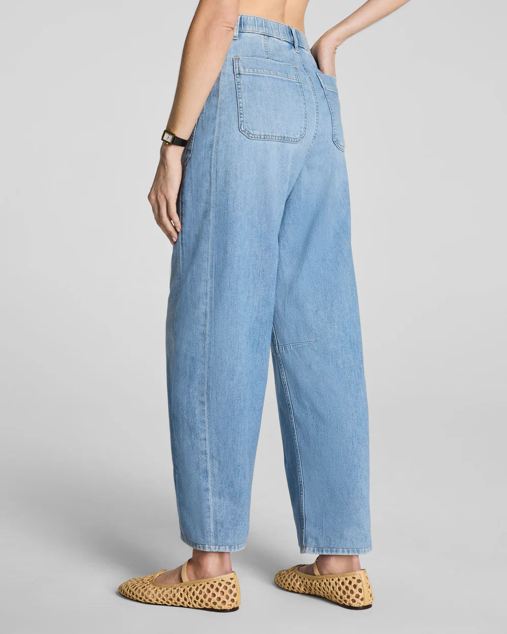 Spanxsupersmooth Utility Barrel Leg Jeans