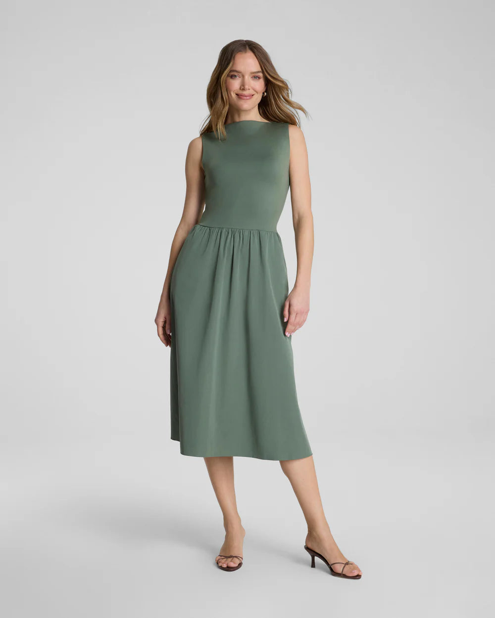 Spanxsmooth Jersey High Neck Midi Dress Studio 4 Threads Spanxsmooth Jersey High Neck Midi Dress Studio 4 Threads