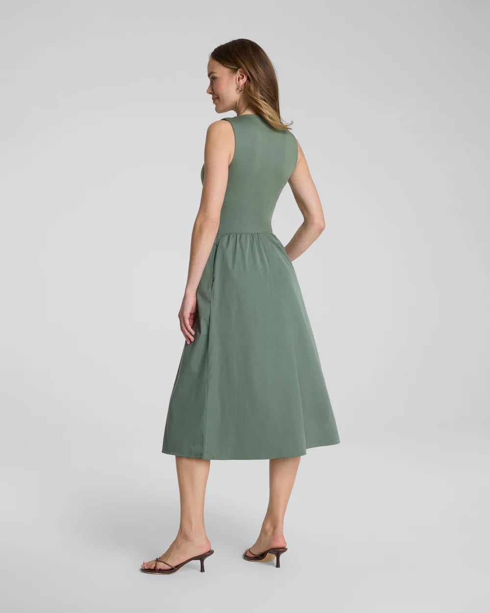 Spanxsmooth Jersey High Neck Midi Dress