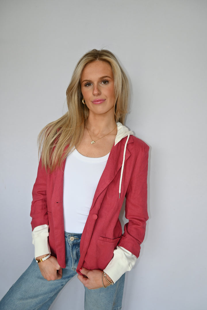 Momentum Linen Blazer