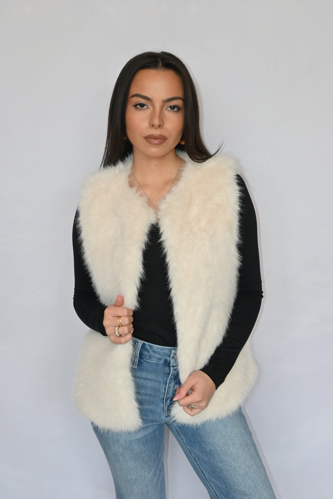 AVA FAUX FUR VEST
