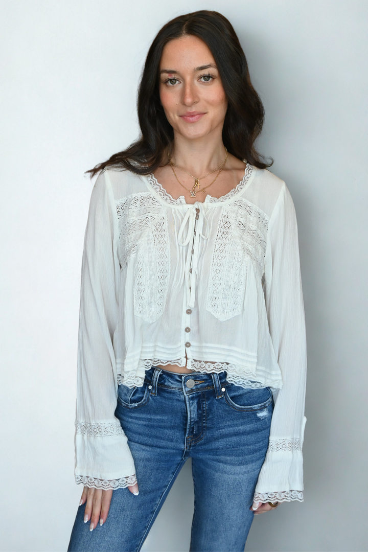 Lianna Lace Blouse