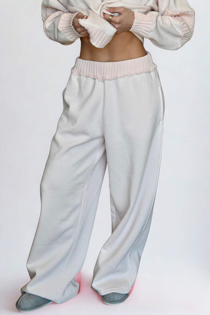 Hibiscus Strawberry Wide Leg Pants
